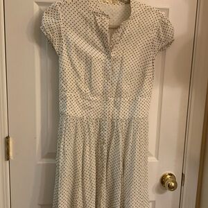 Polka Dot Cap Sleeve Dress